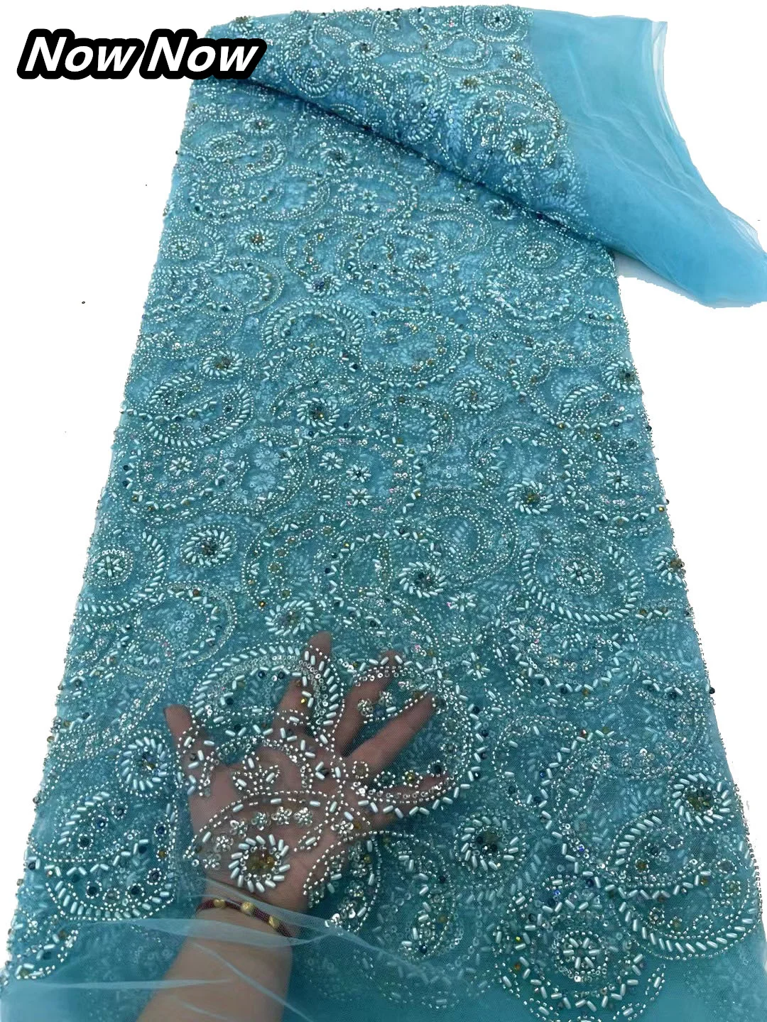 2024 New Dignified and Luxurious Handmade Luxury Sequins Beads Tulle Net African For 5yards Wedding Party Dresses Free Shopping
2024 New Dignified and Luxurious Handmade Luxury Sequins Beads Tulle Net African For 5yards Wedding Party Dresses Free Shopping