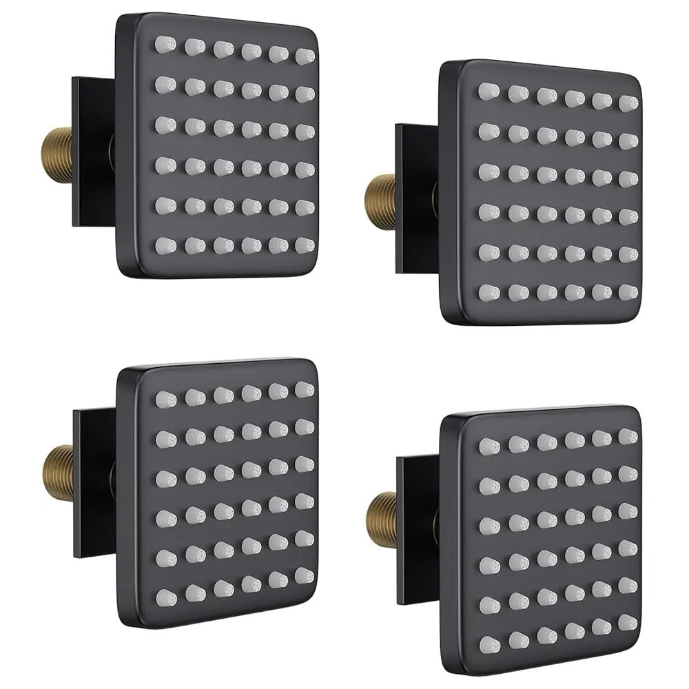 AllexpreskShower Body Spray Jets,3 inch Shower Body Jet Brass Square Matte Black Body Jet Sprays 36 Silicone Spray Heads and 216
AllexpreskShower Body Spray Jets,3 inch Shower Body Jet Brass Square Matte Black Body Jet Sprays 36 Silicone Spray Heads and 216