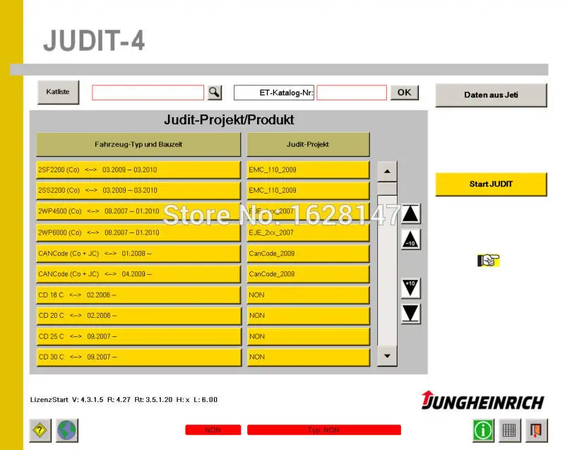Jungheinrich SH + JUDIT 4 - Diagnostic Software V4.37+ET Parts Catalog+Unexpired+New Keygen
Jungheinrich SH + JUDIT 4 - Diagnostic Software V4.37+ET Parts Catalog+Unexpired+New Keygen
