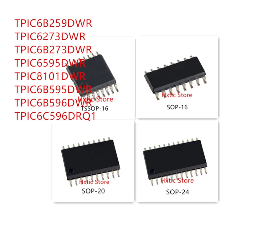 10 шт., TPIC6B259DWR TPIC6273DWR TPIC6B273DWR TPIC6595DWR TPIC8101DWR TPIC6B595DWR TPIC6B596DWR TPIC6C596DRQ1 TPIC6B259 TPIC6273
10 шт., TPIC6B259DWR TPIC6273DWR TPIC6B273DWR TPIC6595DWR TPIC8101DWR TPIC6B595DWR TPIC6B596DWR TPIC6C596DRQ1 TPIC6B259 TPIC6273