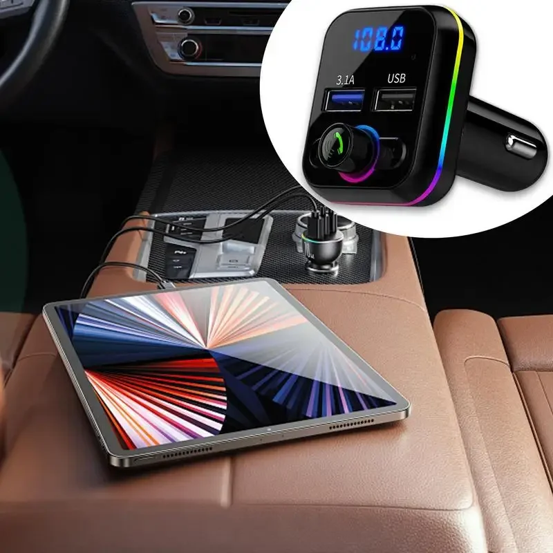 Car Wireless FM Transmitter Radio Adapter FM Transmitter Mp3 Music Player USB Car Charger Fast Charging Radio Transmitter
Car Wireless FM Transmitter Radio Adapter FM Transmitter Mp3 Music Player USB Car Charger Fast Charging Radio Transmitter