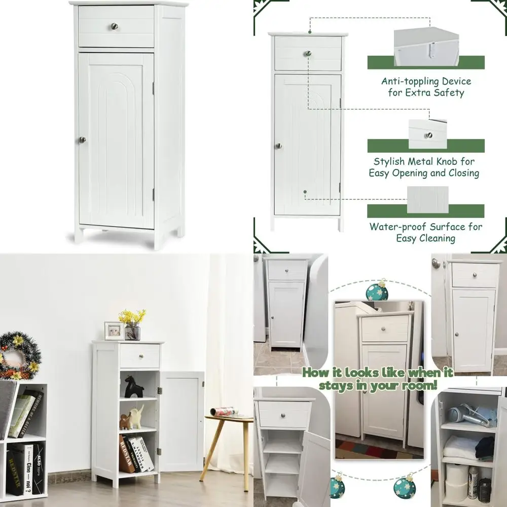 versatile storage cabinet for home, 2-tier adjustable shelves, perfect for bathroom and living spaces
versatile storage cabinet for home, 2-tier adjustable shelves, perfect for bathroom and living spaces