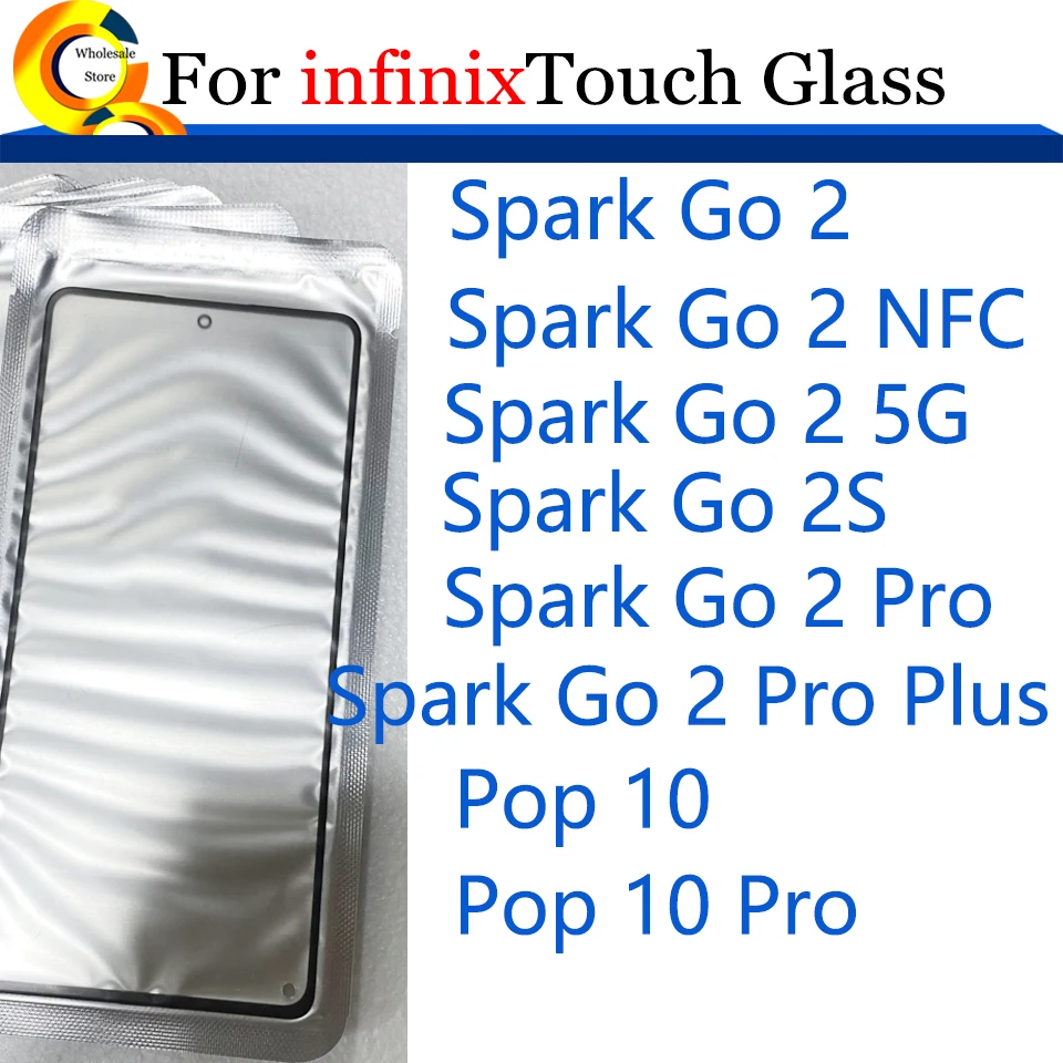 10 шт./лот стекло ЖК-экрана для Tecno Spark Go 2 Pro 5G NFC Pop 10 Pro сенсорная панель переднее наружное стекло с OCA
10 шт./лот стекло ЖК-экрана для Tecno Spark Go 2 Pro 5G NFC Pop 10 Pro сенсорная панель переднее наружное стекло с OCA