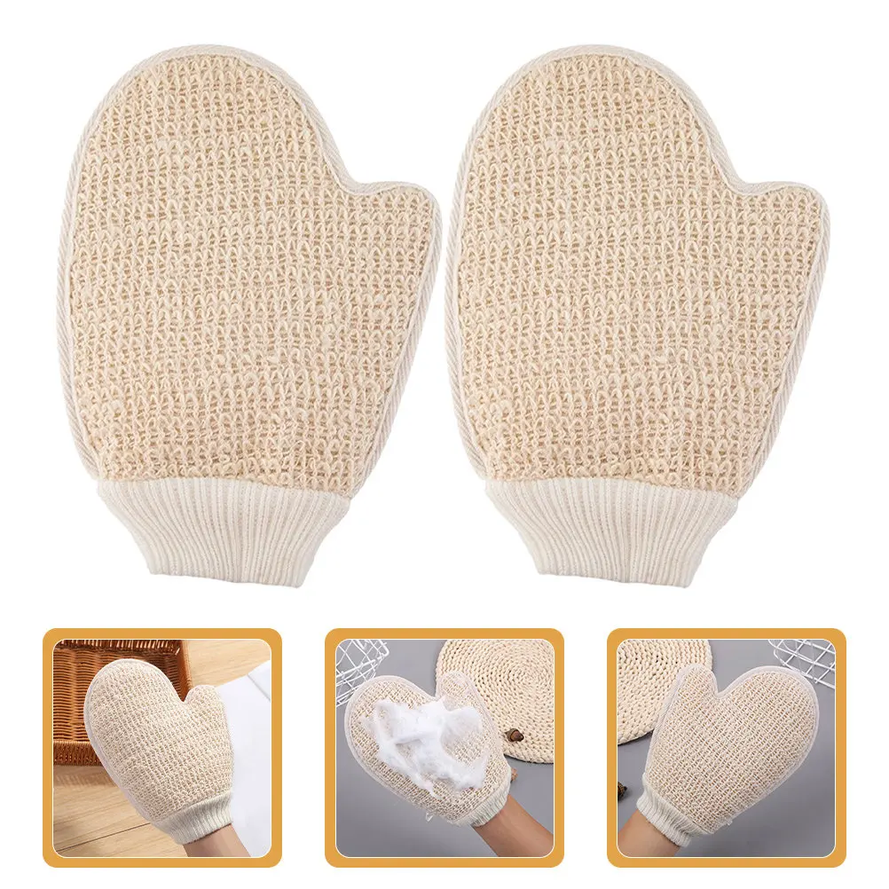 Набор из 2 двусторонних отшелушивающих перчаток для душа из натурального сизаля, бежевые, для взрослых, для отшелушивания тела, удаления грязи, спа-перчатки для спины
Набор из 2 двусторонних отшелушивающих перчаток для душа из натурального сизаля, бежевые, для взрослых, для отшелушивания тела, удаления грязи, спа-перчатки для спины