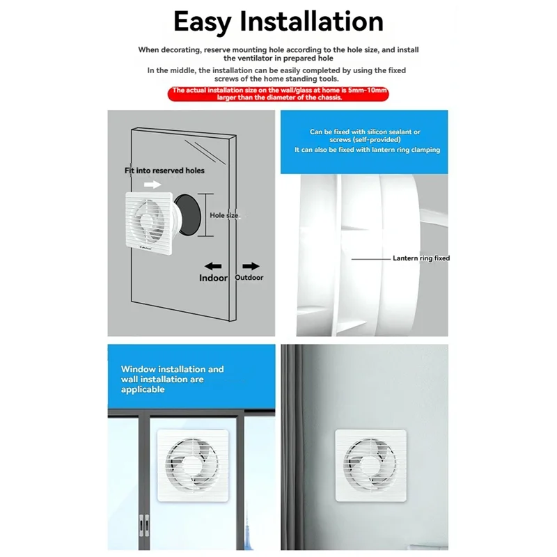 HFIL-220V Silence Ventilating Strong Exhaust Extractor Fan PP Waterproof Ventilation Fan Wall Mounted Home Extractor (EU)
HFIL-220V Silence Ventilating Strong Exhaust Extractor Fan PP Waterproof Ventilation Fan Wall Mounted Home Extractor (EU)