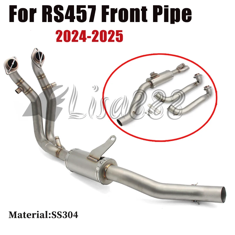 For Aprilia RS457 2024 2025 Year Front Pipe Exhaust Motorcycle Tip Motocross Full Systems Stainless Steel Slip on Connect Tube
For Aprilia RS457 2024 2025 Year Front Pipe Exhaust Motorcycle Tip Motocross Full Systems Stainless Steel Slip on Connect Tube
