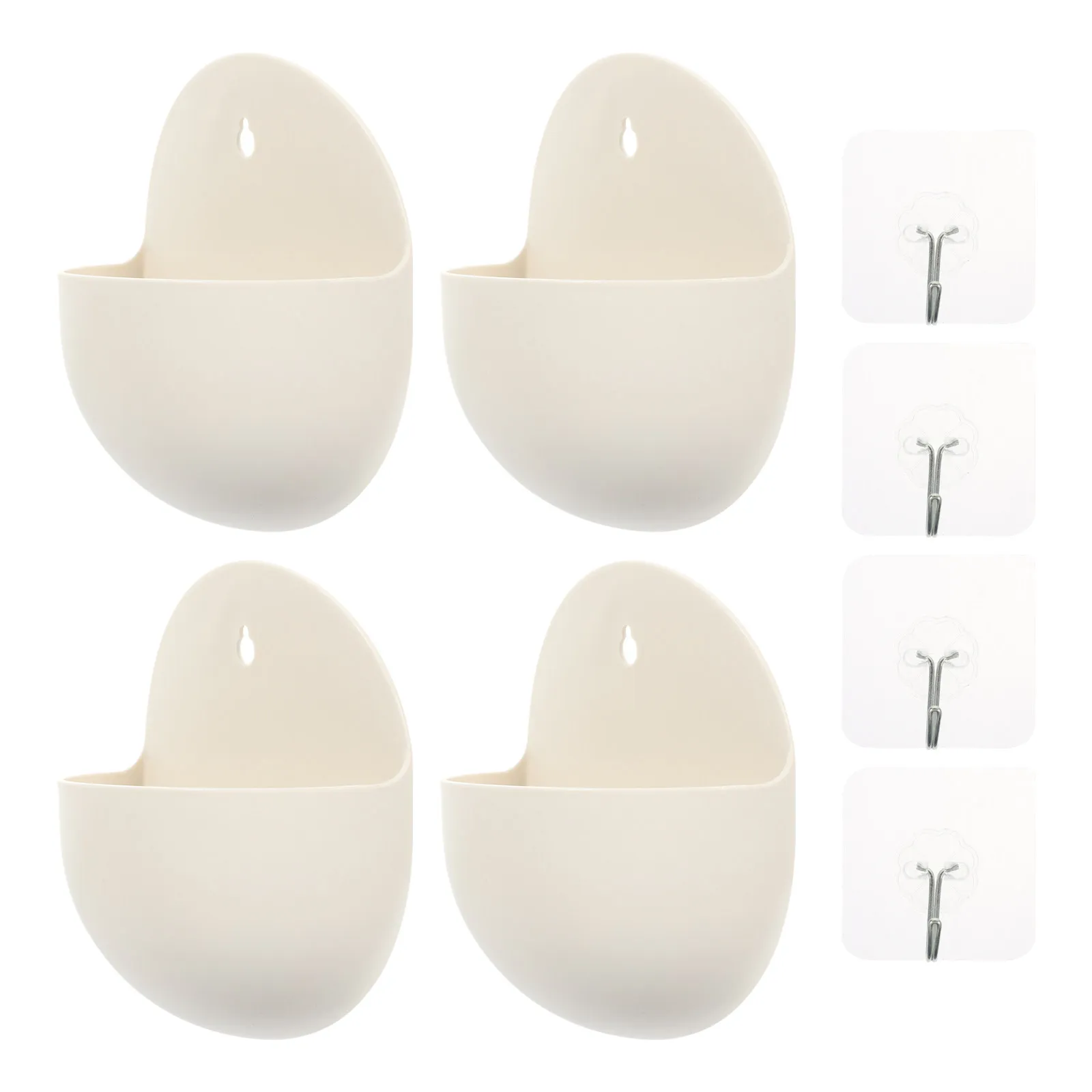 4Pcs Outdoor Wall Planter Plastic Hanging Flowerpot with Drainage Hole Balcony Flower Bucket Gardening Supply Space Saving
4Pcs Outdoor Wall Planter Plastic Hanging Flowerpot with Drainage Hole Balcony Flower Bucket Gardening Supply Space Saving