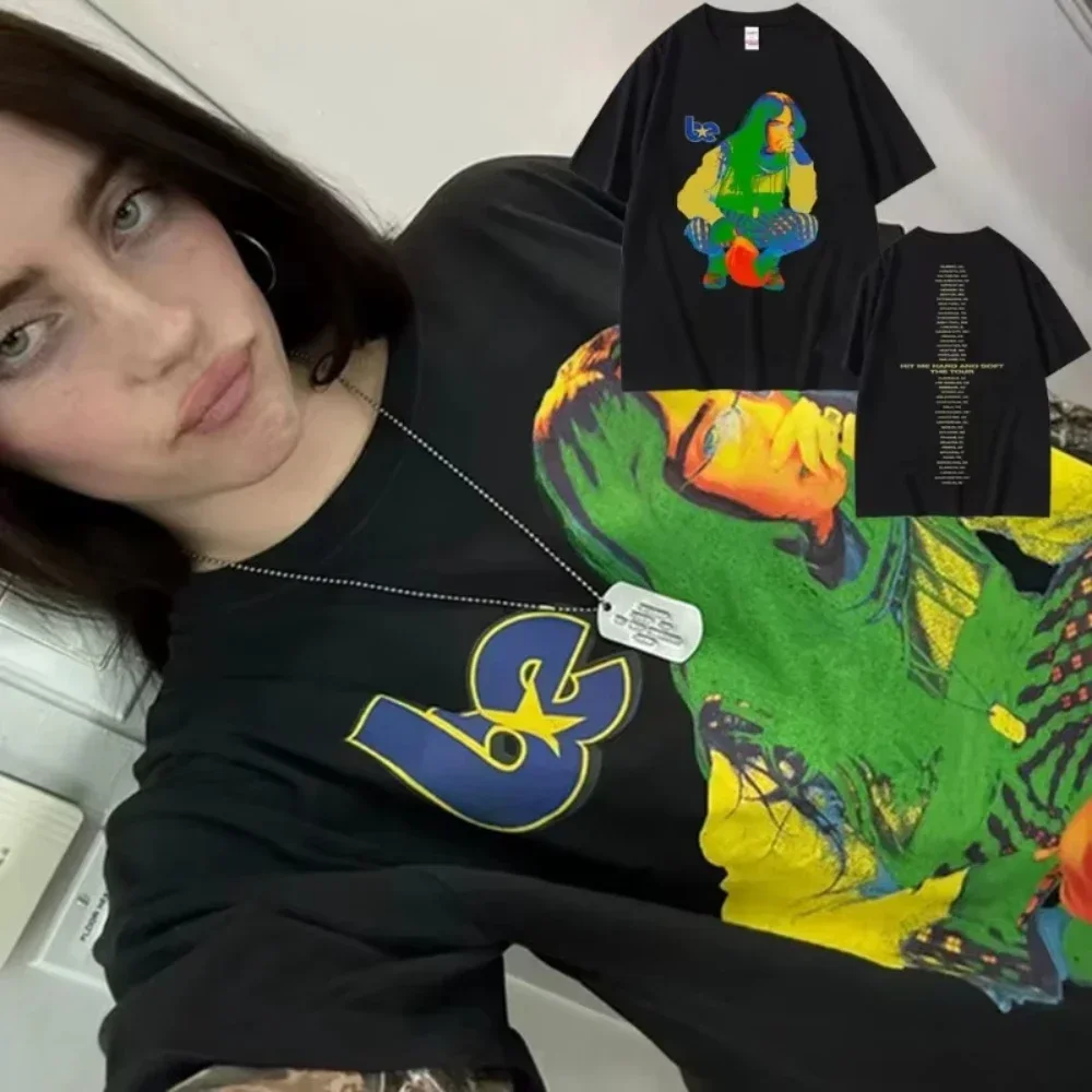 Hit Me Hard and Soft The Tour Футболка с принтом в одном стиле Мужчины Женщины Мода Поп-музыка Футболки Ретро Негабаритные футболки с коротким рукавом
Hit Me Hard and Soft The Tour Футболка с принтом в одном стиле Мужчины Женщины Мода Поп-музыка Футболки Ретро Негабаритные футболки с коротким рукавом