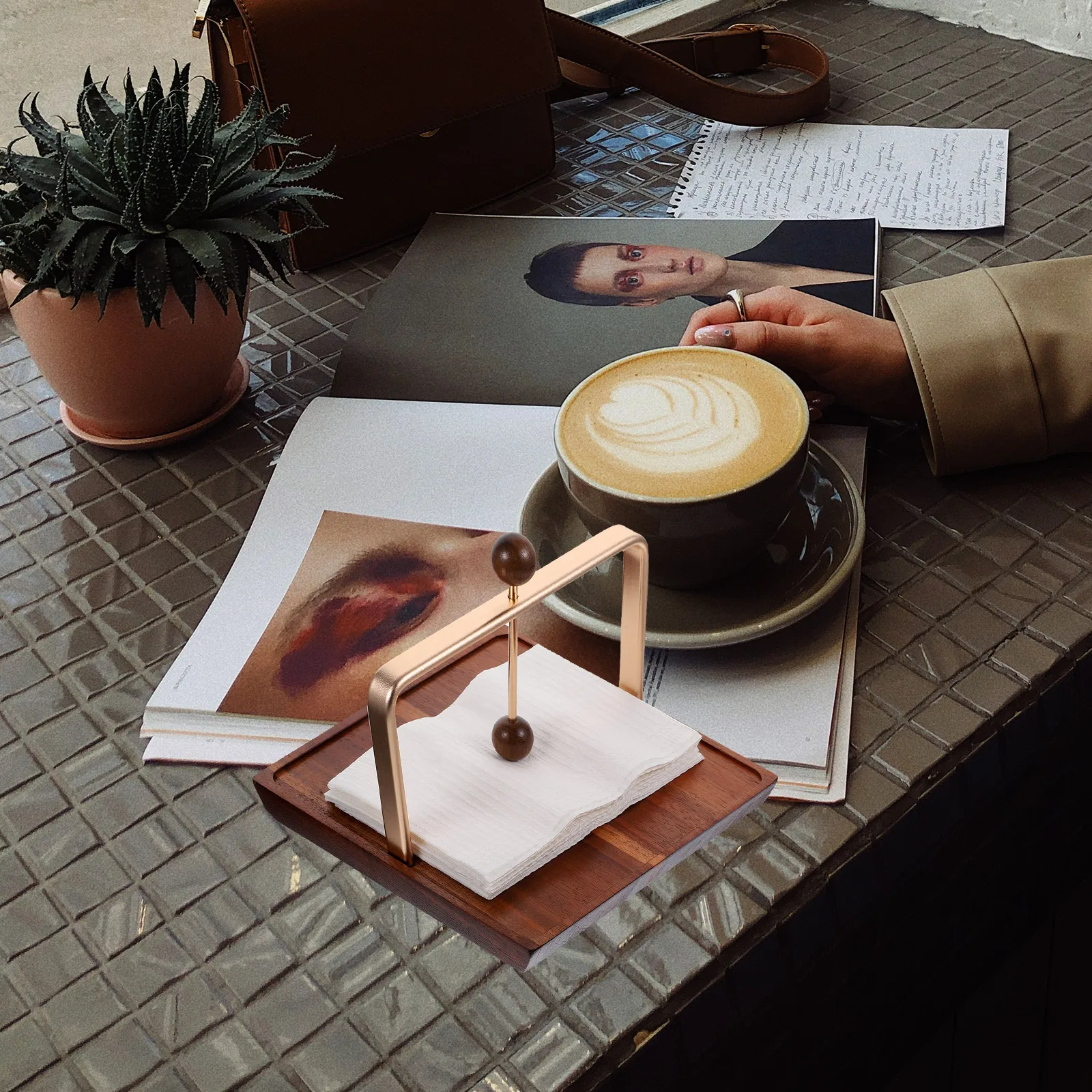 Square Napkin Holder Metal Wood Desktop Storage Stand For Kitchen Home Restaurant Vintage Style Paper Napkin Dispenser
Square Napkin Holder Metal Wood Desktop Storage Stand For Kitchen Home Restaurant Vintage Style Paper Napkin Dispenser