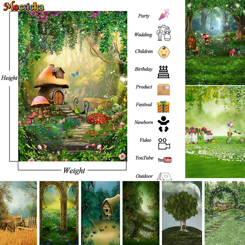 Mocsicka Spring Green Forest Photography Backdrops Studio Props Adults Art Portrait Booth Background Birthday Wedding Home Decor
Mocsicka Spring Green Forest Photography Backdrops Studio Props Adults Art Portrait Booth Background Birthday Wedding Home Decor