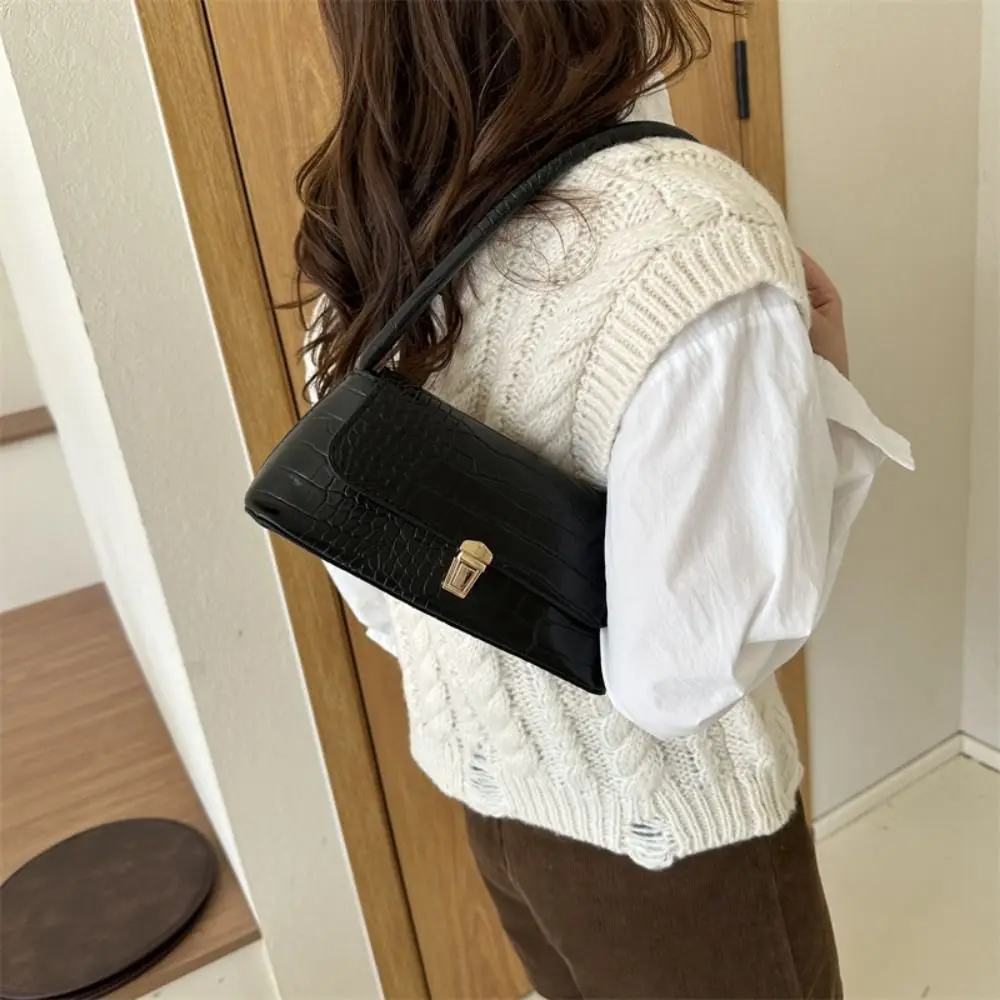 Vintage Stone Pattern Underarm Bag Large Capacity Fashion PU Leather Shoulder Bag French Style Handbag Rectangle Armpit Bag
Vintage Stone Pattern Underarm Bag Large Capacity Fashion PU Leather Shoulder Bag French Style Handbag Rectangle Armpit Bag