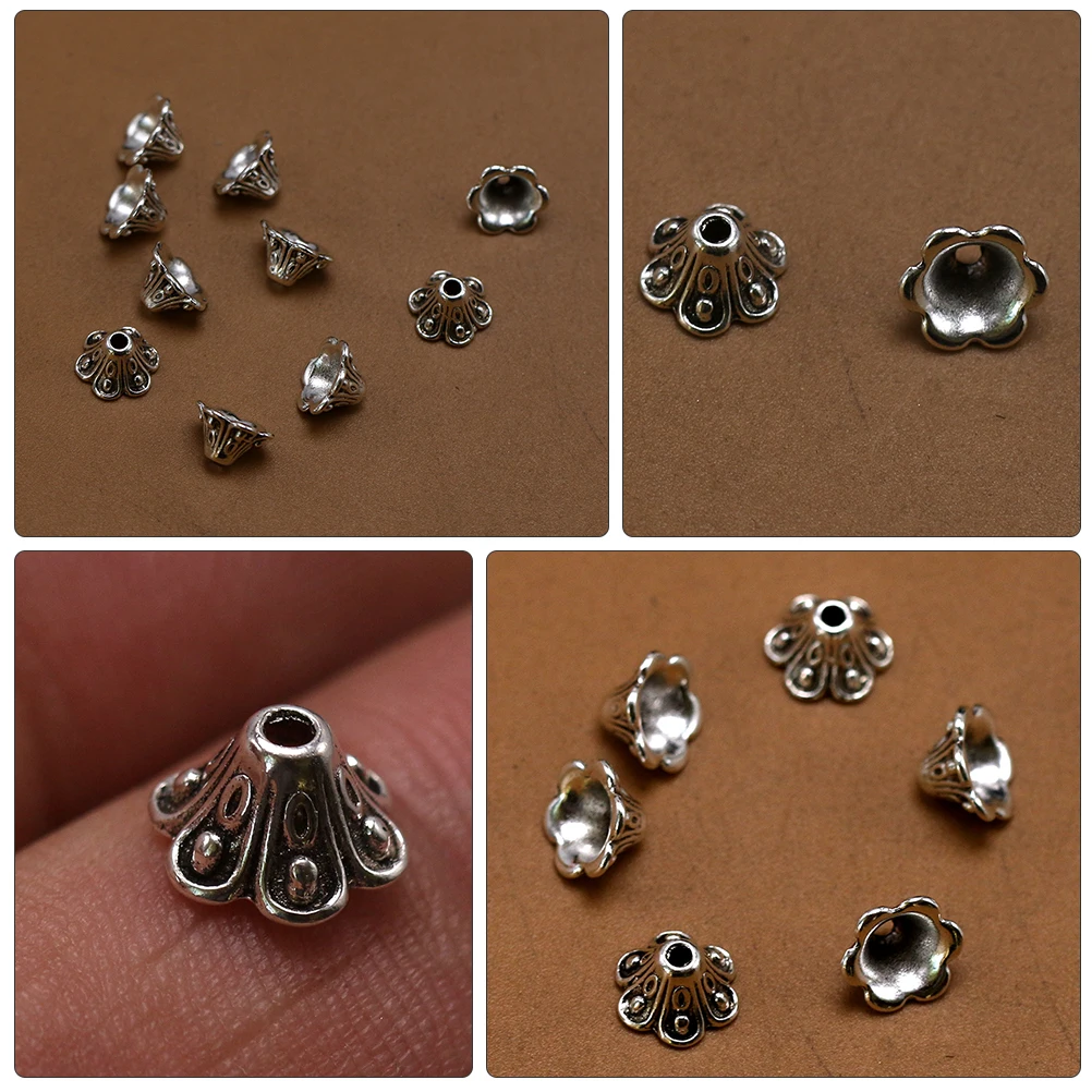 100 Pcs DIY Beads Charms Metal Bracelet Pendant Jewelry Alloy Lily Caps Pendants High Quality Creative Design Exquisite Details
100 Pcs DIY Beads Charms Metal Bracelet Pendant Jewelry Alloy Lily Caps Pendants High Quality Creative Design Exquisite Details