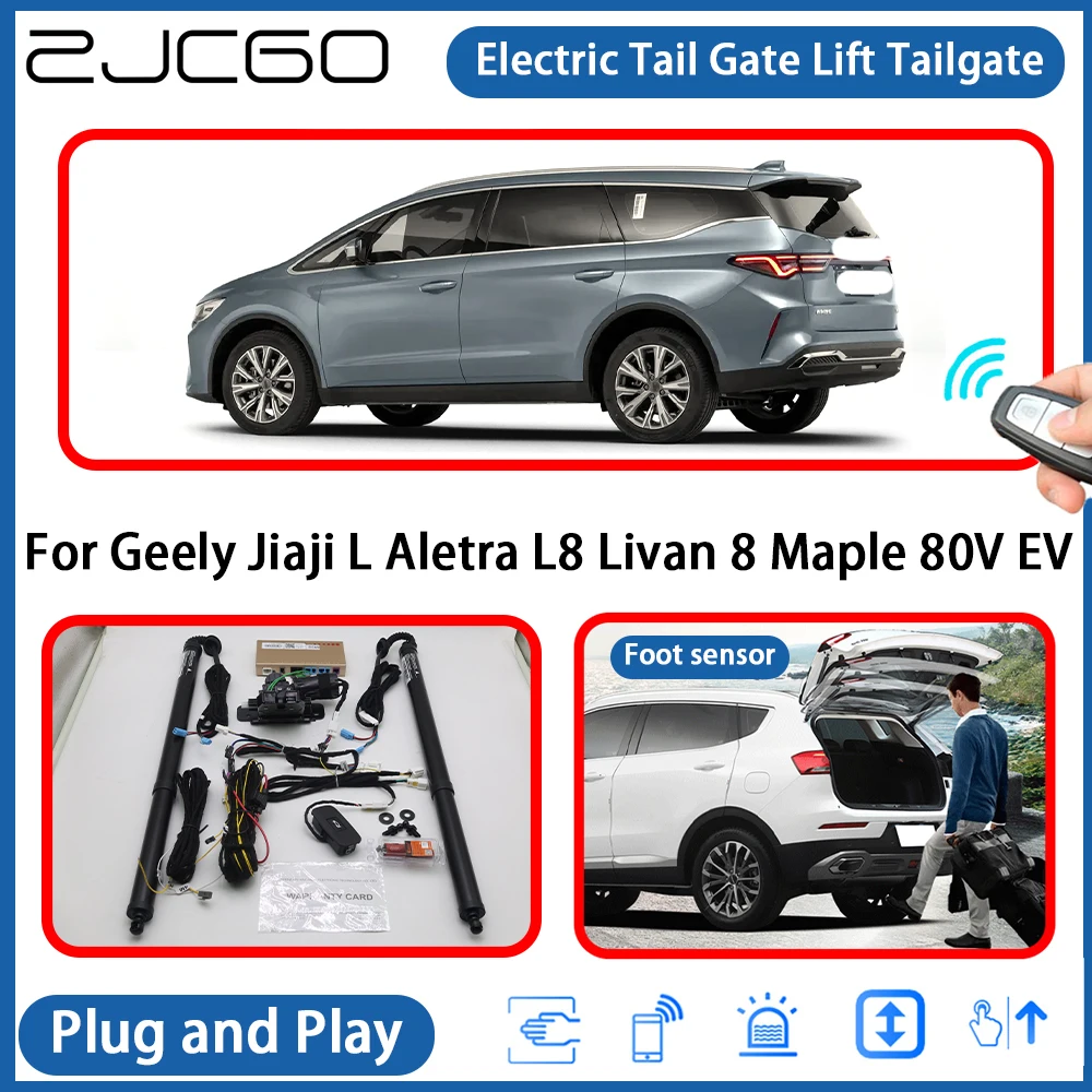 for Geely Jiaji L Aletra L8 Livan 8 Maple 80V EV Powered Tailgate Power Liftgate Electric Tail Gate Lift Assisting System
for Geely Jiaji L Aletra L8 Livan 8 Maple 80V EV Powered Tailgate Power Liftgate Electric Tail Gate Lift Assisting System