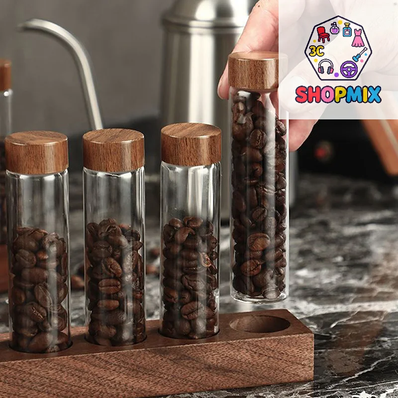 Контейнер для хранения кофейных зерен, стеклянная трубка с деревянными инструментами, трубки в бутылках, деревянные герметичные канистры для хранения зерна, инструмент для бариста, подарок
Контейнер для хранения кофейных зерен, стеклянная трубка с деревянными инструментами, трубки в бутылках, деревянные герметичные канистры для хранения зерна, инструмент для бариста, подарок