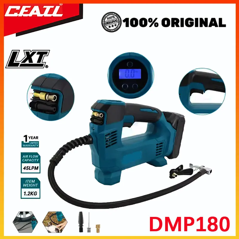 2025 New For Makita DMP180-1 18V LXT Lithium-Ion Cordless High-Pressure Inflatorpower Drive Pump Air Inflator Tool
2025 New For Makita DMP180-1 18V LXT Lithium-Ion Cordless High-Pressure Inflatorpower Drive Pump Air Inflator Tool