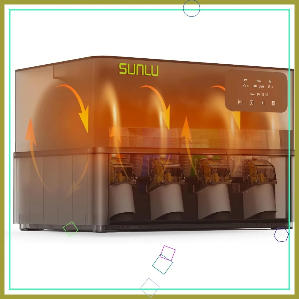 AMS Heater Compatible with Bambu Lab AMS Gen 1, 70°C Filament Dryer, 4-Spool Drying While Printing, Easy Install
AMS Heater Compatible with Bambu Lab AMS Gen 1, 70°C Filament Dryer, 4-Spool Drying While Printing, Easy Install