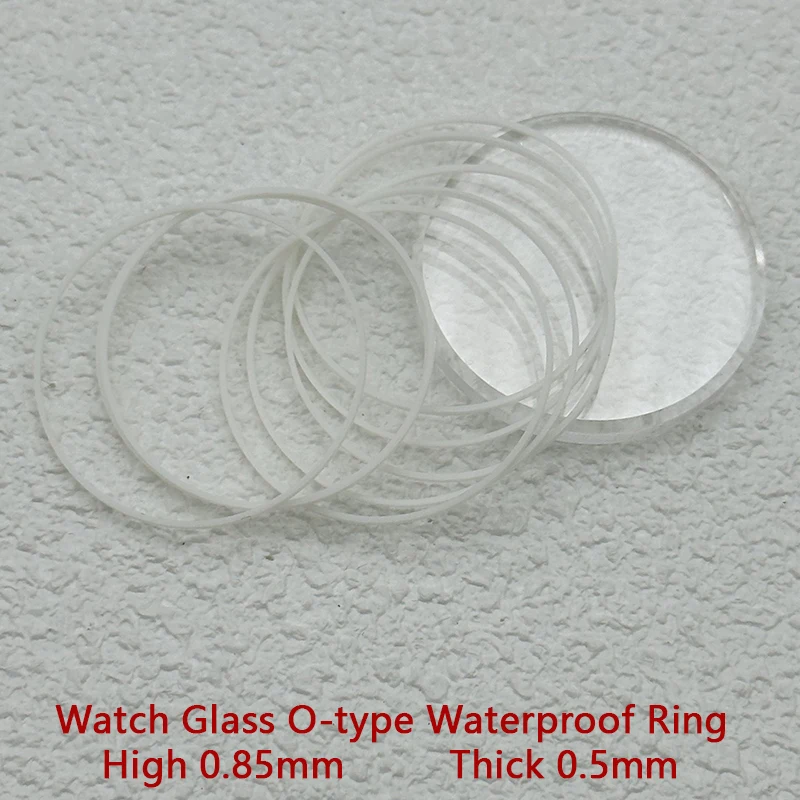25mm–40mm Watch Glass Waterproof Gasket O-Ring Height 0.85mm Thick 0.5mm High-Quality Watch Case Waterproof Gasket Accessories
25mm–40mm Watch Glass Waterproof Gasket O-Ring Height 0.85mm Thick 0.5mm High-Quality Watch Case Waterproof Gasket Accessories