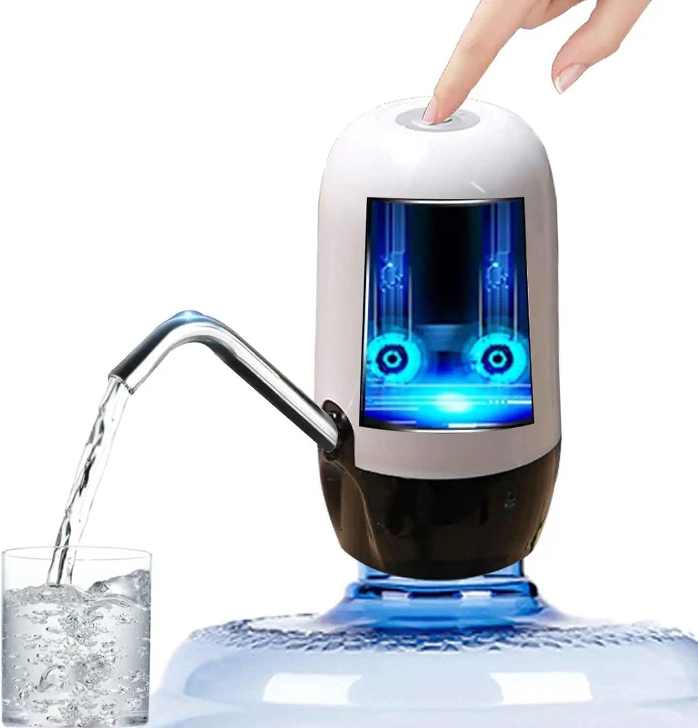 Dual Pump 5 Gallon Water Dispenser, USB Charging, Fast Pumping, Quiet & Portable
Dual Pump 5 Gallon Water Dispenser, USB Charging, Fast Pumping, Quiet & Portable