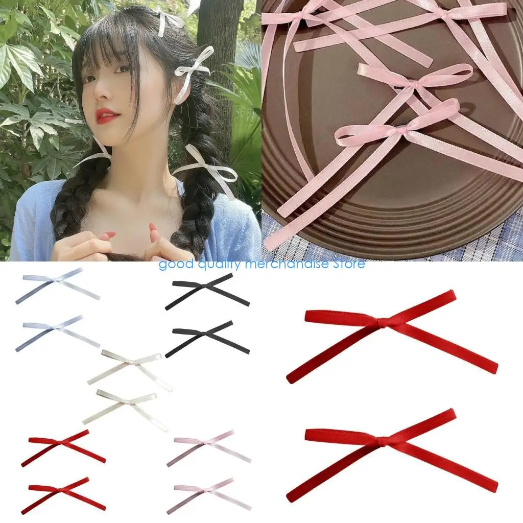 Y5JD 2 шт., милая заколка в форме банта для женщин-подростков, весенняя заколка для волос с хвостиком
Y5JD 2 шт., милая заколка в форме банта для женщин-подростков, весенняя заколка для волос с хвостиком