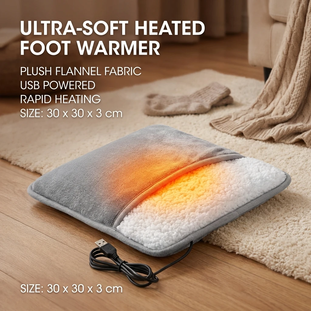 Winter Electric Foot Heating Pad Soft Washable Flannel Foot Warmer with Constant Temperature Heating Foot Warming Mat
Winter Electric Foot Heating Pad Soft Washable Flannel Foot Warmer with Constant Temperature Heating Foot Warming Mat
