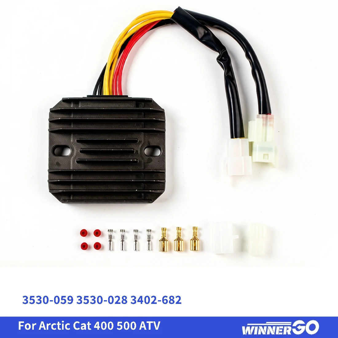 Voltage Regulator Rectifier 12V FOR Arctic Cat 375 400 500 376cc 493cc ATV 3530-059 3530-028 3402-682
Voltage Regulator Rectifier 12V FOR Arctic Cat 375 400 500 376cc 493cc ATV 3530-059 3530-028 3402-682