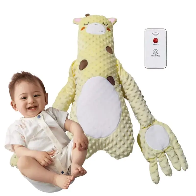 Baby Patting Pillow Giraffe Baby Startle Prevention Sleep Aid Companion Soft Patting Hand Automatic Sleeping Toy With Remote 
Baby Patting Pillow Giraffe Baby Startle Prevention Sleep Aid Companion Soft Patting Hand Automatic Sleeping Toy With Remote