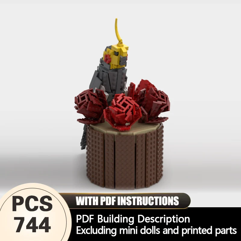 Creators Animal Series Model MOC Building Bricks Parrot & Red Roses Stump Modular Technology Gifts Holiday Assemble Children Toy
Creators Animal Series Model MOC Building Bricks Parrot & Red Roses Stump Modular Technology Gifts Holiday Assemble Children Toy
