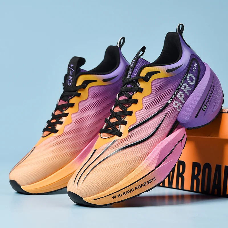 Unisex Racing Running Shoes Breathable Mesh Popcorn Rubber Sole Lightweight Marathon Athletic Sneakers for Men Women
Unisex Racing Running Shoes Breathable Mesh Popcorn Rubber Sole Lightweight Marathon Athletic Sneakers for Men Women