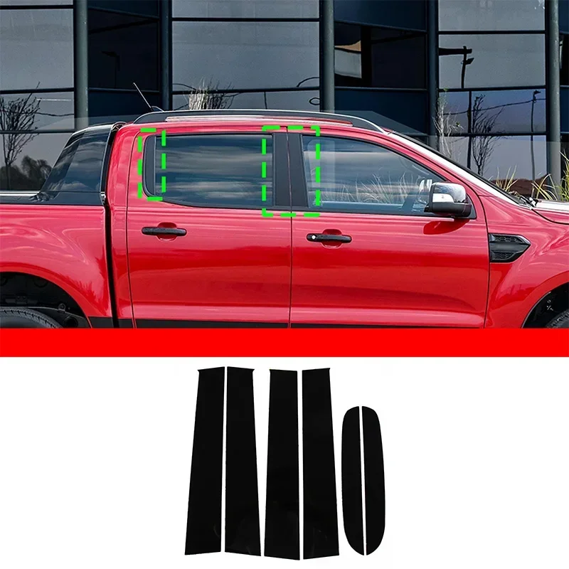 For Ford Ranger Wildtrak T7 T8 2015-2021 PC Bright Black Car Window Center Pillar Trim Stickers Car Accessories
For Ford Ranger Wildtrak T7 T8 2015-2021 PC Bright Black Car Window Center Pillar Trim Stickers Car Accessories