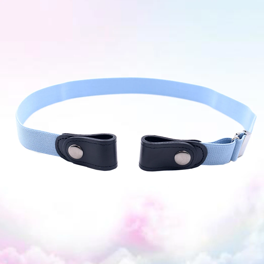 Fashion Stretchy Unisex Elastic Waist Belt Buckle Free Adjustable For Jeans Pants Dress Coat Sweater Gift (Light Blue)
Fashion Stretchy Unisex Elastic Waist Belt Buckle Free Adjustable For Jeans Pants Dress Coat Sweater Gift (Light Blue)
