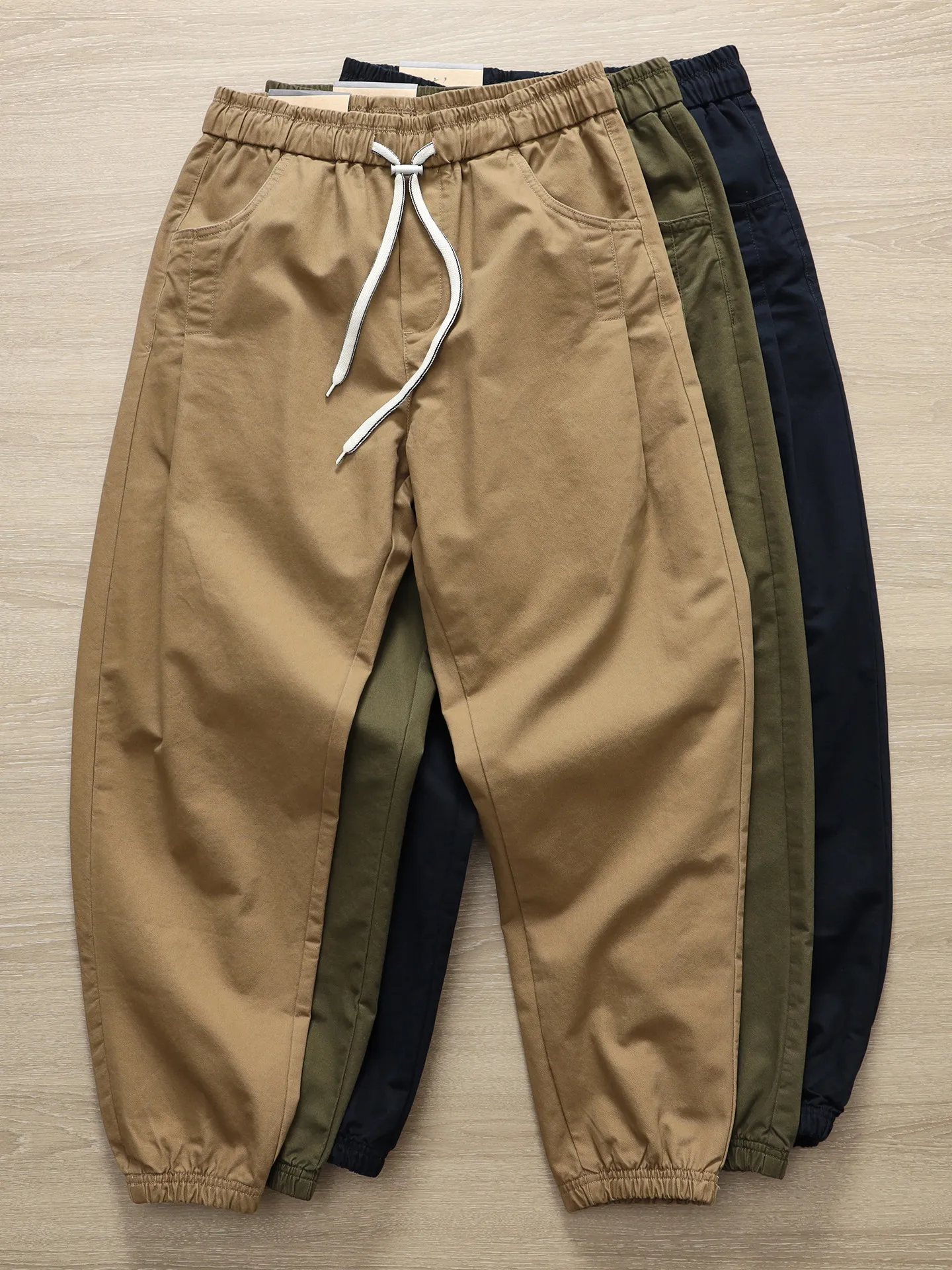 2026 Spring New American Retro Twill Drawstring Cargo Pants Men's Amekaji 100% Cotton Washed Casual Straight Ankle-tied Trousers
2026 Spring New American Retro Twill Drawstring Cargo Pants Men's Amekaji 100% Cotton Washed Casual Straight Ankle-tied Trousers