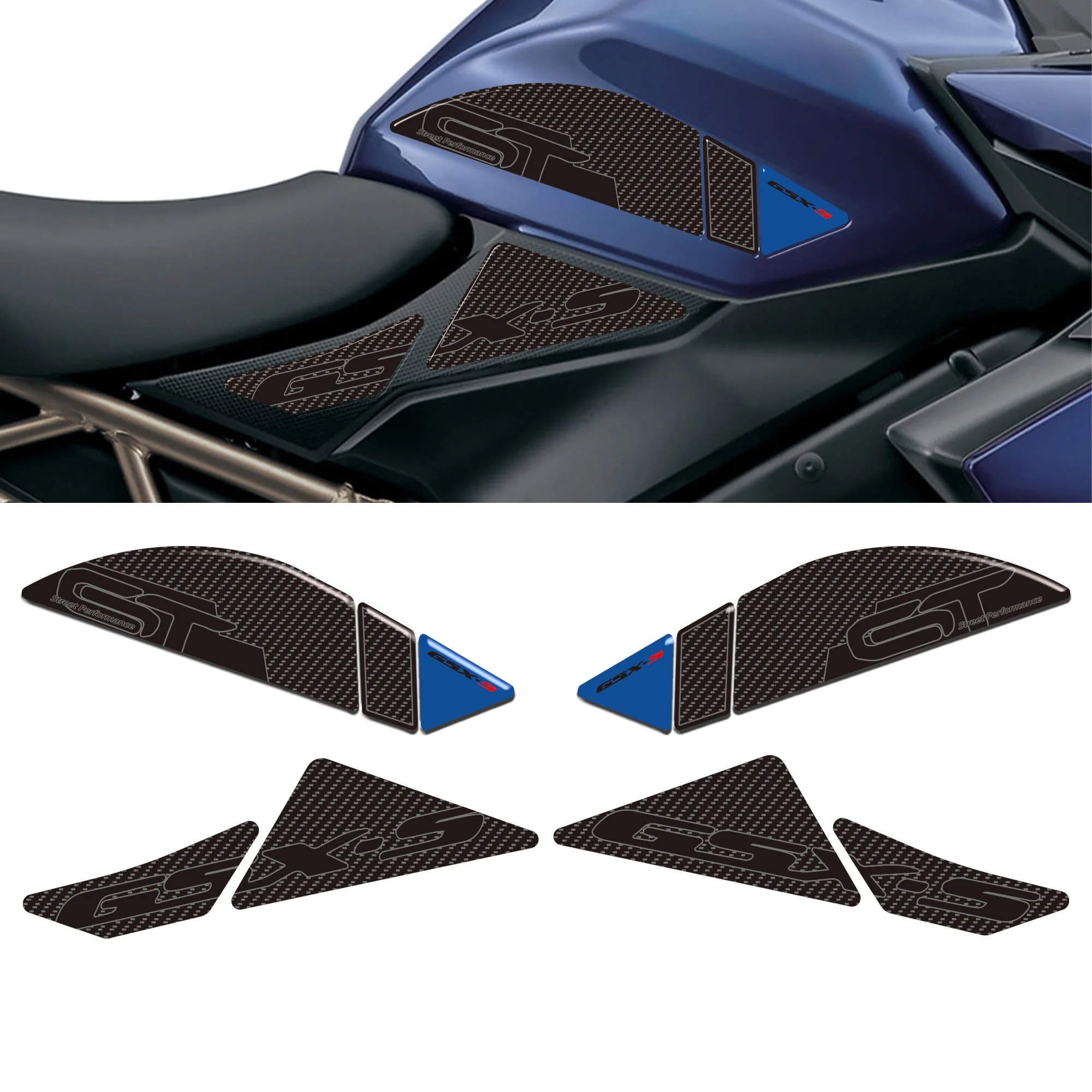 Motorcycle Tank Grips 3D Stickers For Suzuki GSX-S1000GT GSXS1000GT 2021-2022 Anti Scratch Protection Pad Kit
Motorcycle Tank Grips 3D Stickers For Suzuki GSX-S1000GT GSXS1000GT 2021-2022 Anti Scratch Protection Pad Kit