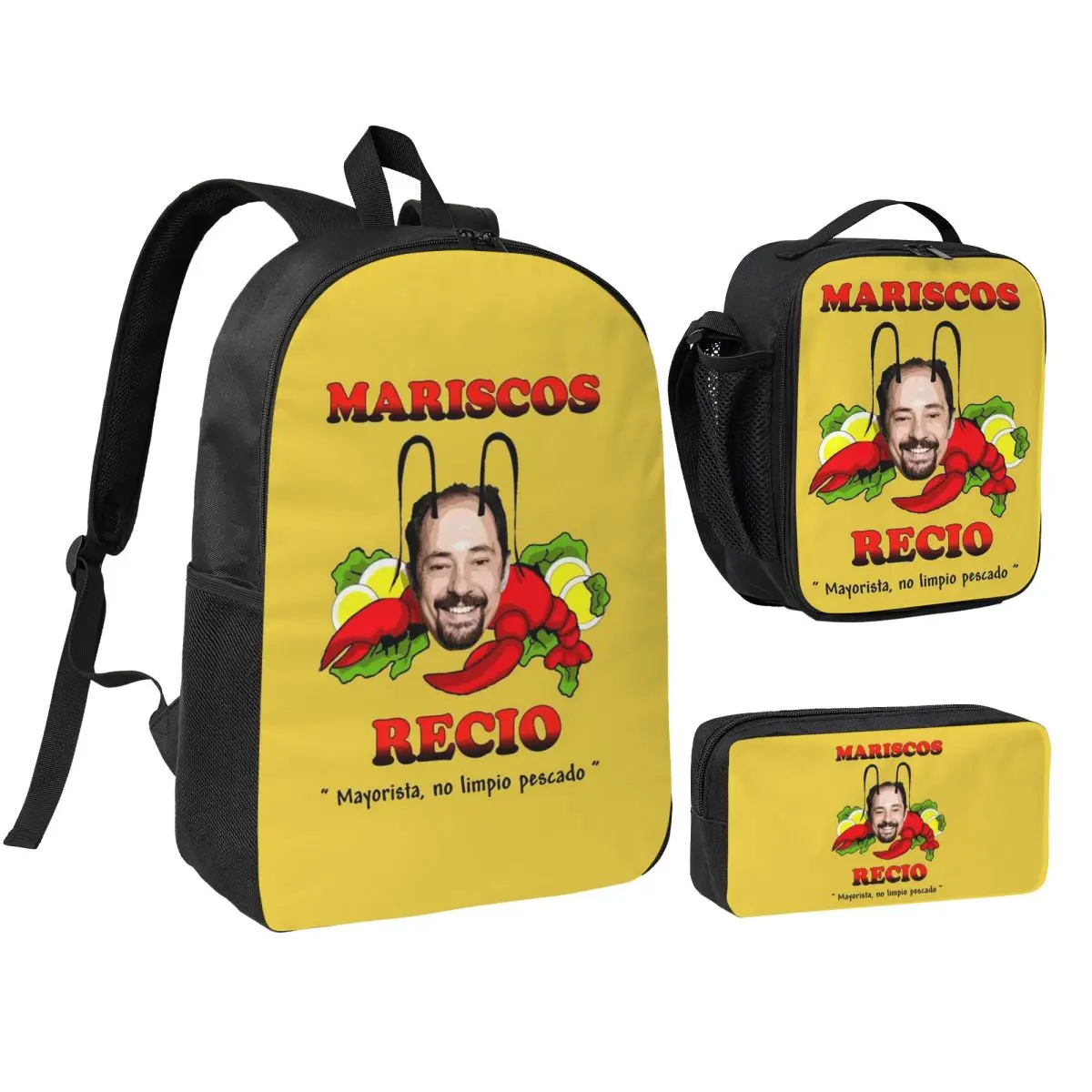 Antonio Recio Backpack Student Boys Girls BookBag School Bag Laptop Shoulder Bags 3ps Insulated Lunch Bag Pencil Case
Antonio Recio Backpack Student Boys Girls BookBag School Bag Laptop Shoulder Bags 3ps Insulated Lunch Bag Pencil Case