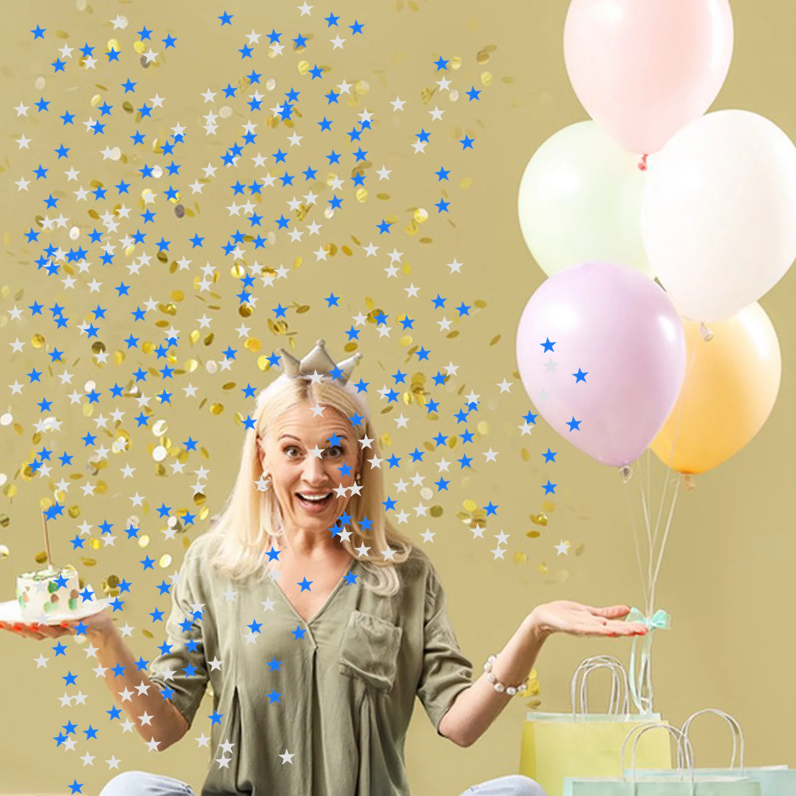 2000Pcs Pentagram Wedding Confetti Small Mini 10Mm Eco-Friendly Blue Silver Birthday Party Festival Decoration
2000Pcs Pentagram Wedding Confetti Small Mini 10Mm Eco-Friendly Blue Silver Birthday Party Festival Decoration