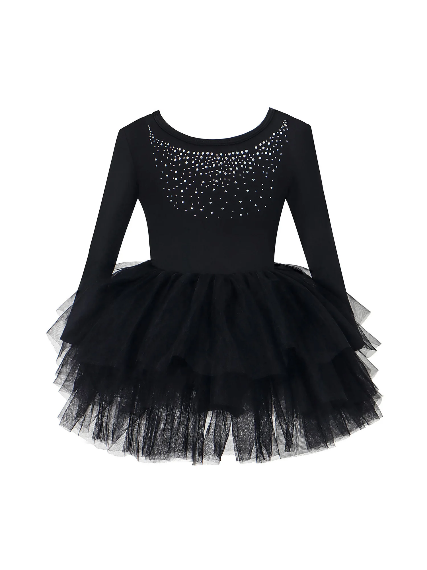 Girls Sparkly Rhinestone Ballet Dress Long Sleeve Gymnastics Leotard Built in Briefs Stretchy Breathable for Ballet Dance
Girls Sparkly Rhinestone Ballet Dress Long Sleeve Gymnastics Leotard Built in Briefs Stretchy Breathable for Ballet Dance
