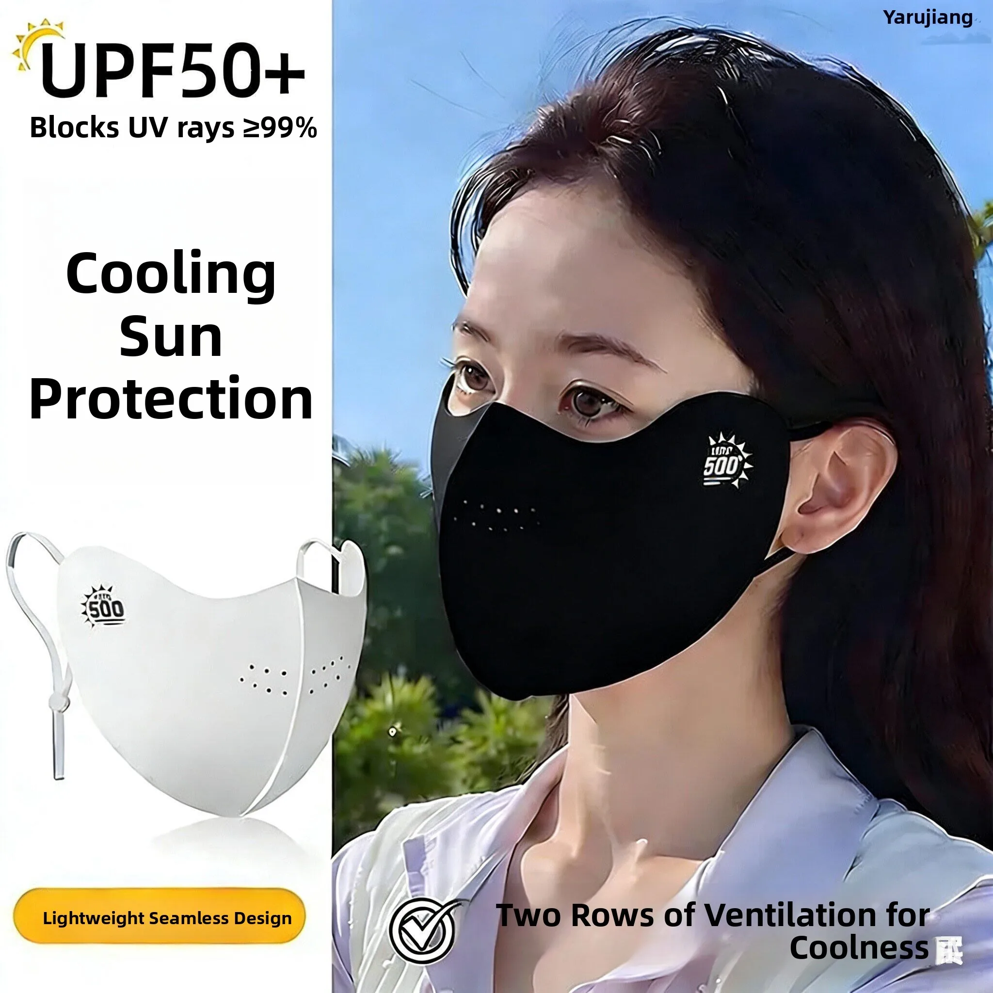 Sun Protection Face Mask Outdoor Cycling Unisex Seamless Ice Sensation UV Protection Eye Corner Guard Three Pack Korean Style
Sun Protection Face Mask Outdoor Cycling Unisex Seamless Ice Sensation UV Protection Eye Corner Guard Three Pack Korean Style