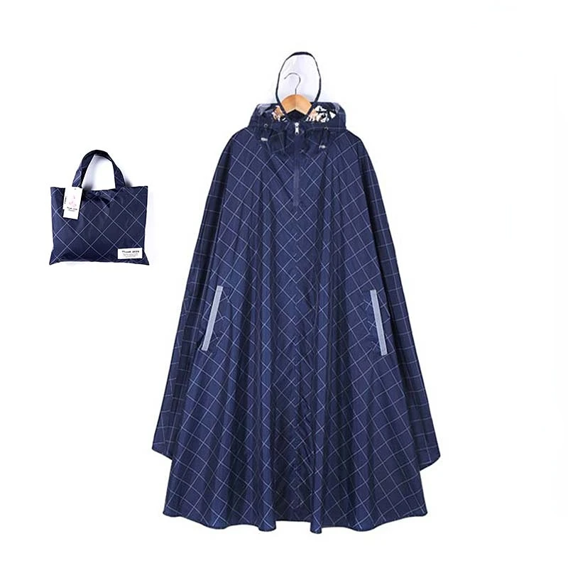 Strong Waterproof Raincoat Blue Diamond Lattice Light and Strong Waterproof Raincoat Cycling Men and Women Single Rain Gear
Strong Waterproof Raincoat Blue Diamond Lattice Light and Strong Waterproof Raincoat Cycling Men and Women Single Rain Gear