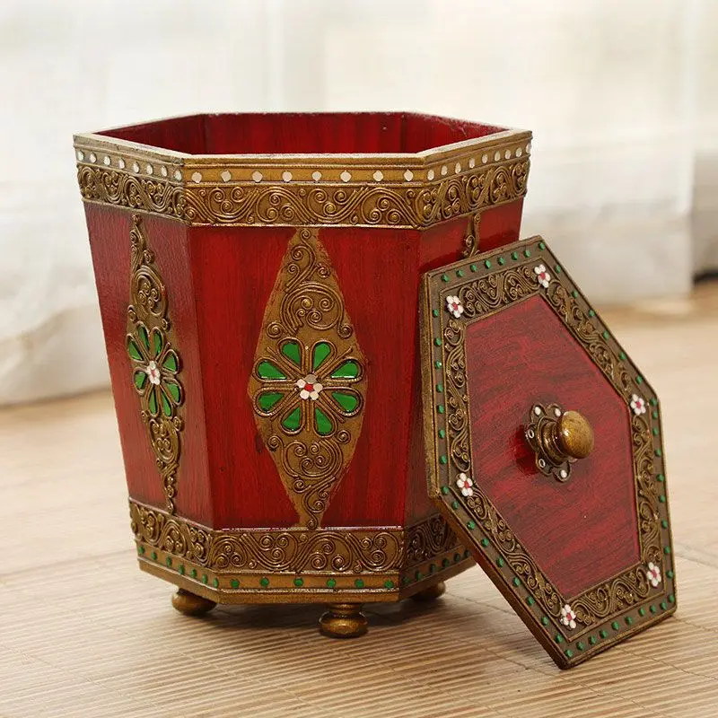 Южная Восточная Азия, бытовой мусорный бак для гостиной с крышкой, деревянный большой мусорный бак для спальни, кухни, столовой, мусорные баки
Южная Восточная Азия, бытовой мусорный бак для гостиной с крышкой, деревянный большой мусорный бак для спальни, кухни, столовой, мусорные баки