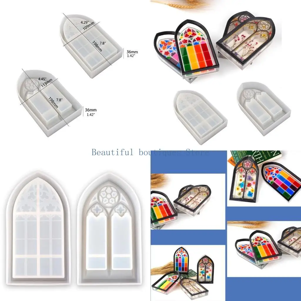 U4LF Durable Church Window Storage Box Silicone Mold Mirror Cabinet Resin Mold DIY
U4LF Durable Church Window Storage Box Silicone Mold Mirror Cabinet Resin Mold DIY
