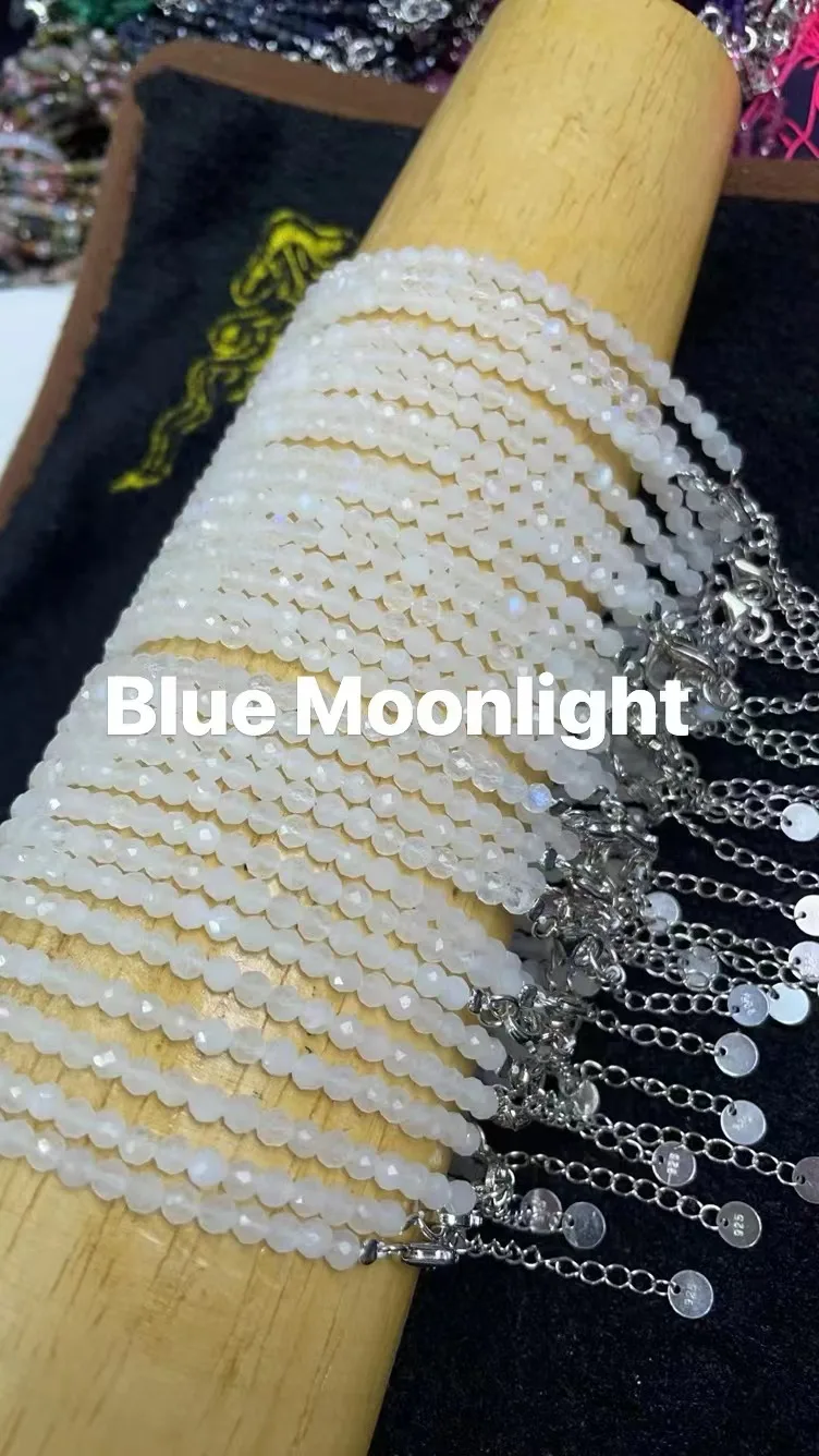 Natural Blue Moonlght Color Tourmaline Phoenix Stone 3mm Hends The Length Is 17cm
Natural Blue Moonlght Color Tourmaline Phoenix Stone 3mm Hends The Length Is 17cm