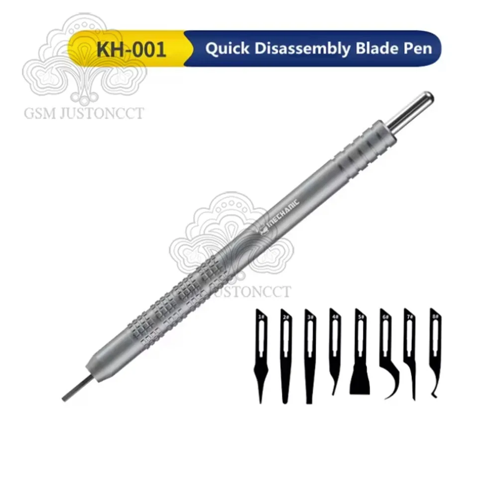 Mechanic Quick Release Knife, CPU, NAND, Glue Removal Blade, Motherboard, BGA Chip, Scraper Pry Knife, Disassembly, KH-001
Mechanic Quick Release Knife, CPU, NAND, Glue Removal Blade, Motherboard, BGA Chip, Scraper Pry Knife, Disassembly, KH-001