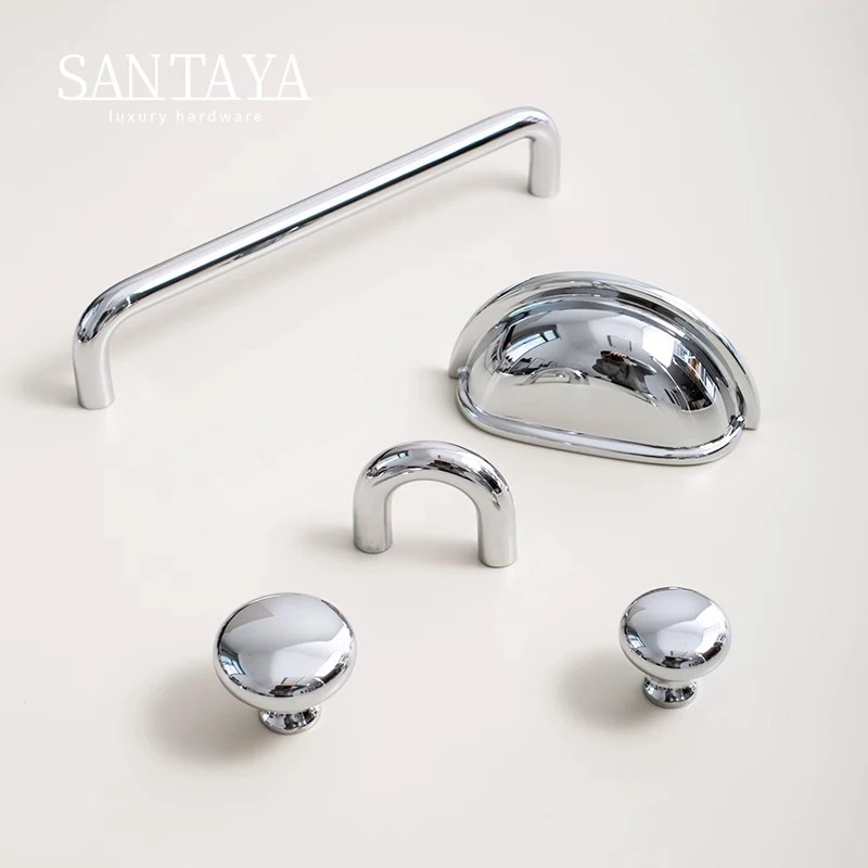 U-shaped Chrome Furniture Handle Solid Brass Bright Silver Shell Drawer Knob Modern Simple T-Bar Cabinet Long Pull
U-shaped Chrome Furniture Handle Solid Brass Bright Silver Shell Drawer Knob Modern Simple T-Bar Cabinet Long Pull