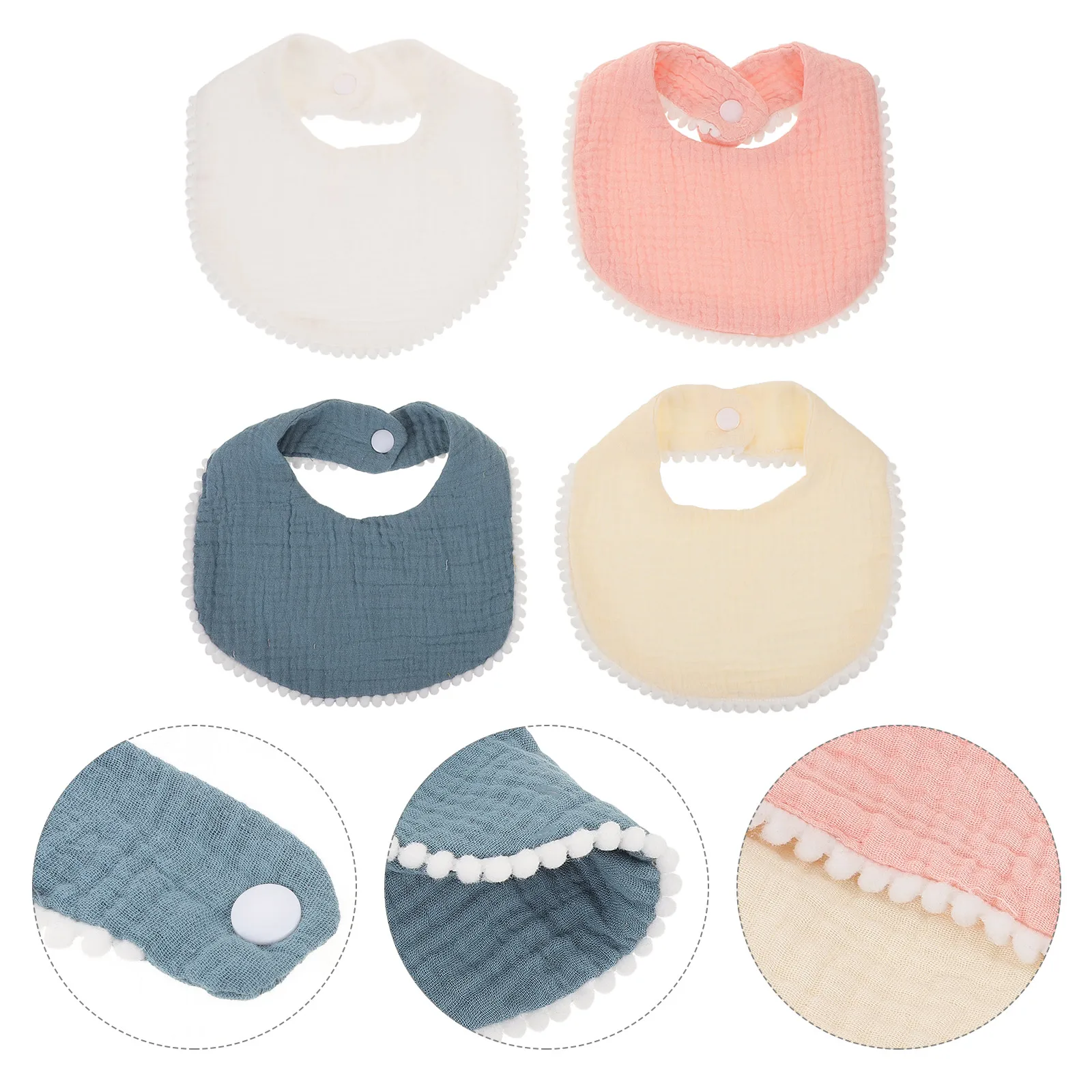 4 Pcs Bib Dribble Bibs Girl Drool Bandana for Girls Feeding Toddler Double Sided Cotton Toddlers
4 Pcs Bib Dribble Bibs Girl Drool Bandana for Girls Feeding Toddler Double Sided Cotton Toddlers