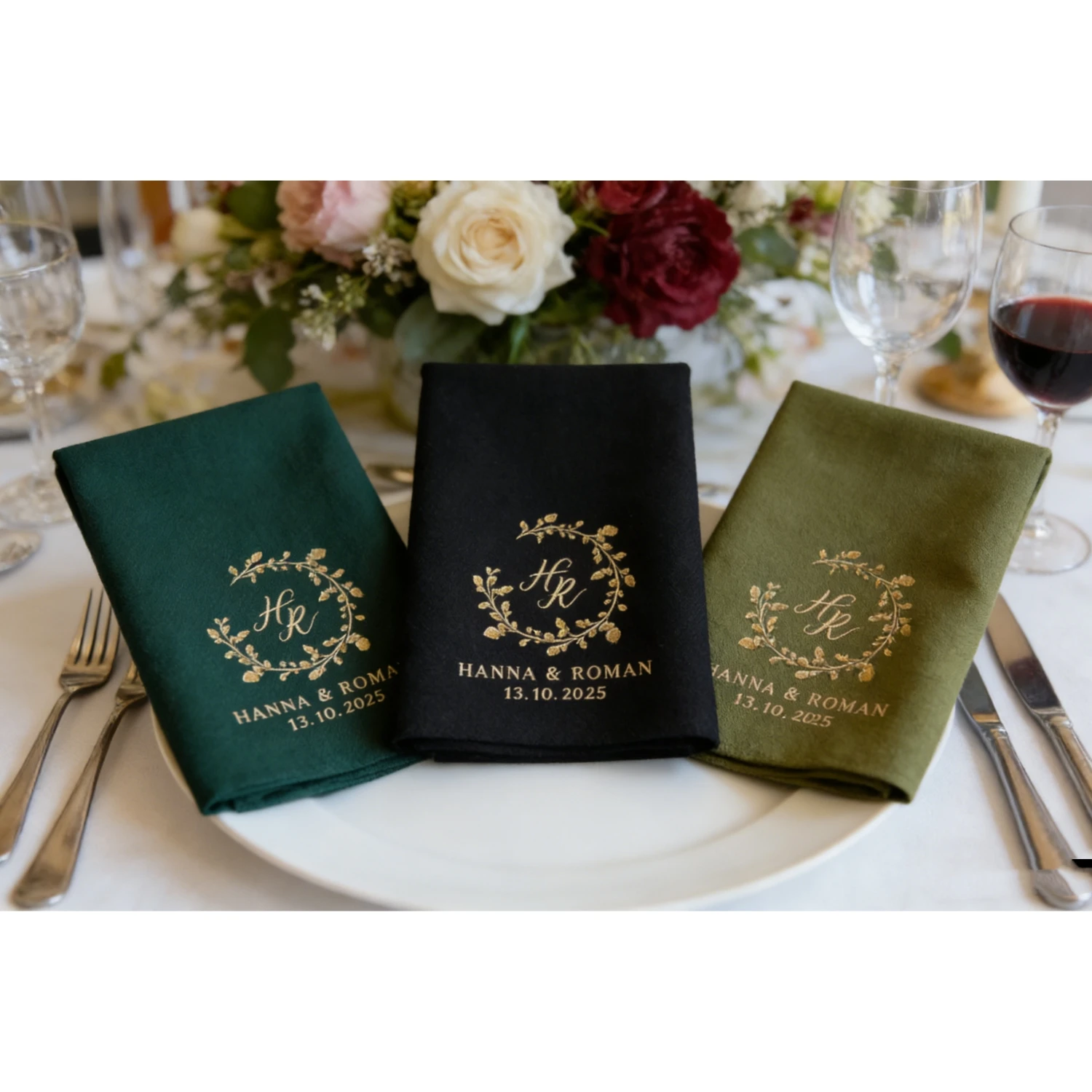 90 шт. персонализированных одноразовых салфеток с золотым тиснением под лен для свадебного ужина
90 шт. персонализированных одноразовых салфеток с золотым тиснением под лен для свадебного ужина