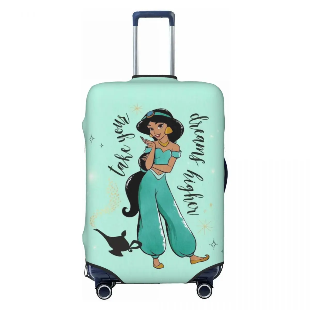 Custom Princess Jasmine Travel Luggage Cover Elastic Aladdin Suitcase Cover Protector Fit 18-32 Inch
Custom Princess Jasmine Travel Luggage Cover Elastic Aladdin Suitcase Cover Protector Fit 18-32 Inch