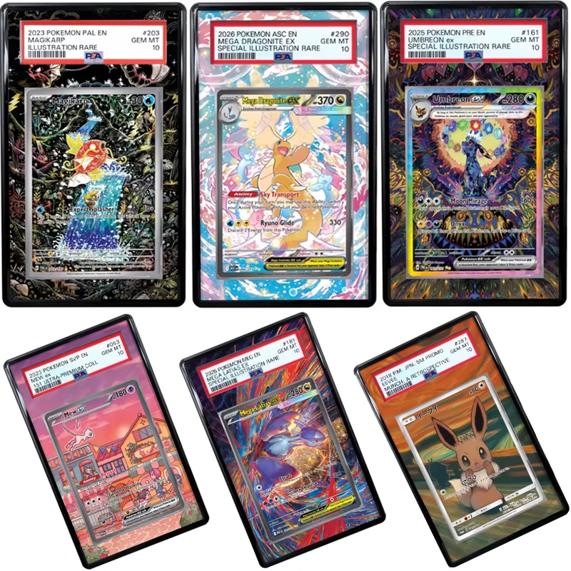 Umbreon Mewtwo Gengar Bulbasaur Magikarp Charizard Giratina Acrylic Extended Art for Psa Case Card Display Rack Excluding Card
Umbreon Mewtwo Gengar Bulbasaur Magikarp Charizard Giratina Acrylic Extended Art for Psa Case Card Display Rack Excluding Card