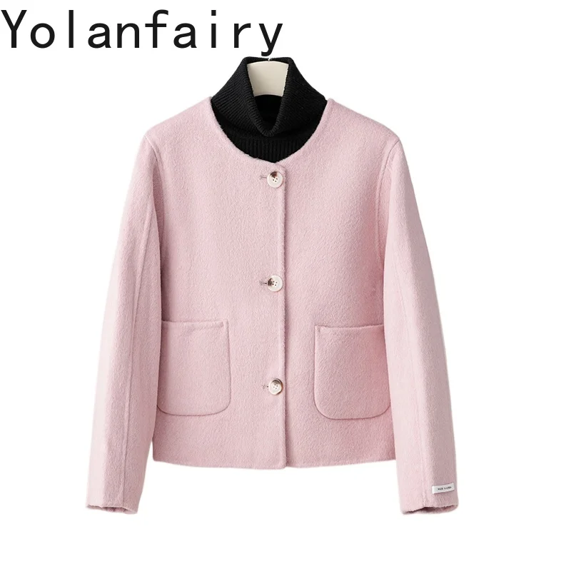 YOLANFAIRY 68% Wool Coats for Women Autumn Winter Elegant Short Woolen Blended Jacket Woman Clothing Chic Wool Coats and Jackets
YOLANFAIRY 68% Wool Coats for Women Autumn Winter Elegant Short Woolen Blended Jacket Woman Clothing Chic Wool Coats and Jackets