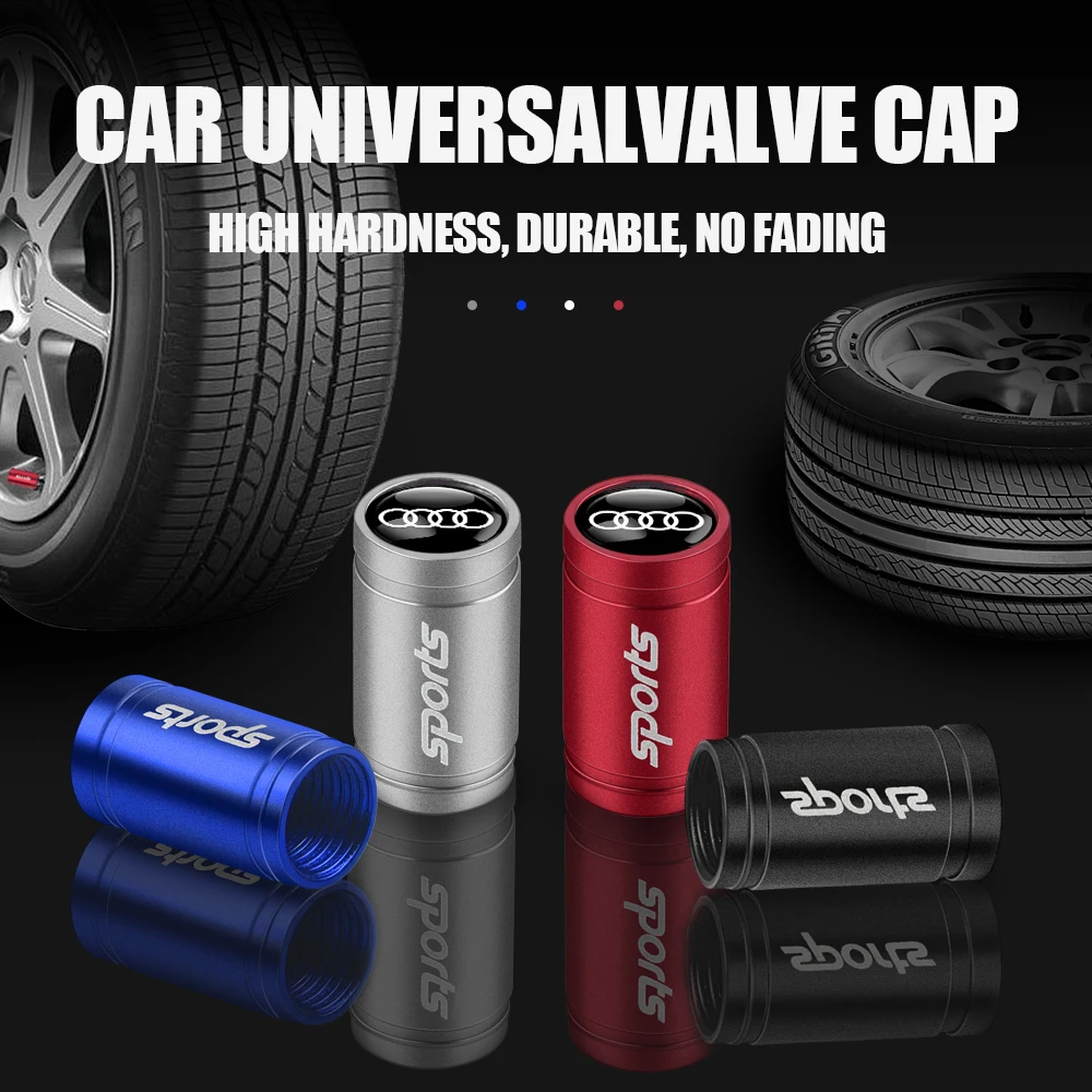 4Pcs Car Aluminum Metal Wheel Tire Valve Caps Anti-dust Cover For Audi Quattro Sline A4 A1 A3 A6 C5 C6 C7 A5 A7 Q3 Q5 Q7 TT RS
4Pcs Car Aluminum Metal Wheel Tire Valve Caps Anti-dust Cover For Audi Quattro Sline A4 A1 A3 A6 C5 C6 C7 A5 A7 Q3 Q5 Q7 TT RS