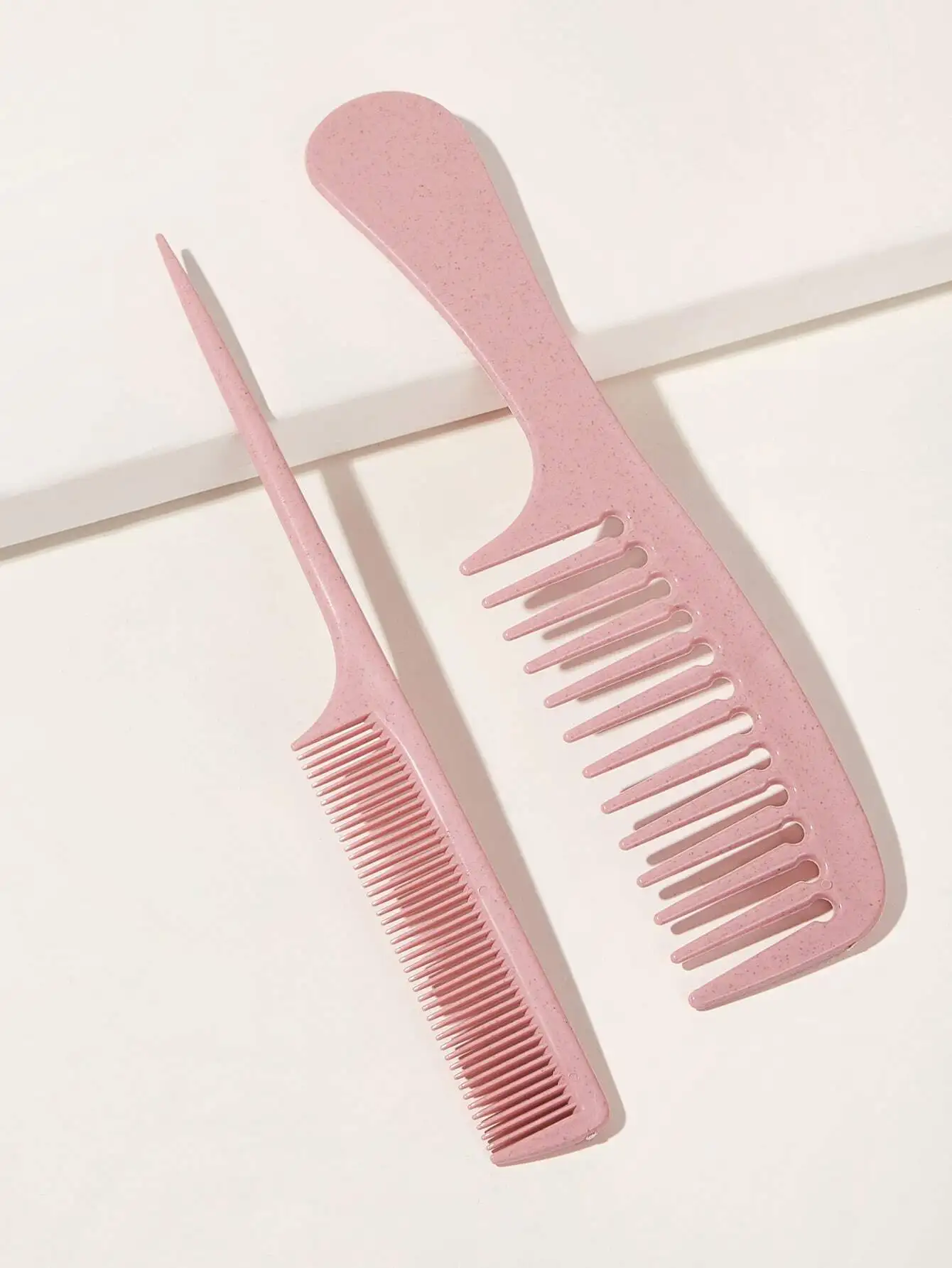 WANMEI Salon Anti Static Salon Hair Styling Comb Household Wheat Straw Hairdressing Comb Pink 2pcs Comb Set, Hair Brush/Hair Comb, Hair Brush, Comb, Hair Tools, Hair Products And Accessories For Barber Salon Beauty Travel Essentials, Back To School
WANMEI Salon Anti Static Salon Hair Styling Comb Household Wheat Straw Hairdressing Comb Pink 2pcs Comb Set, Hair Brush/Hair Comb, Hair Brush, Comb, Hair Tools, Hair Products And Accessories For Barber Salon Beauty Travel Essentials, Back To School