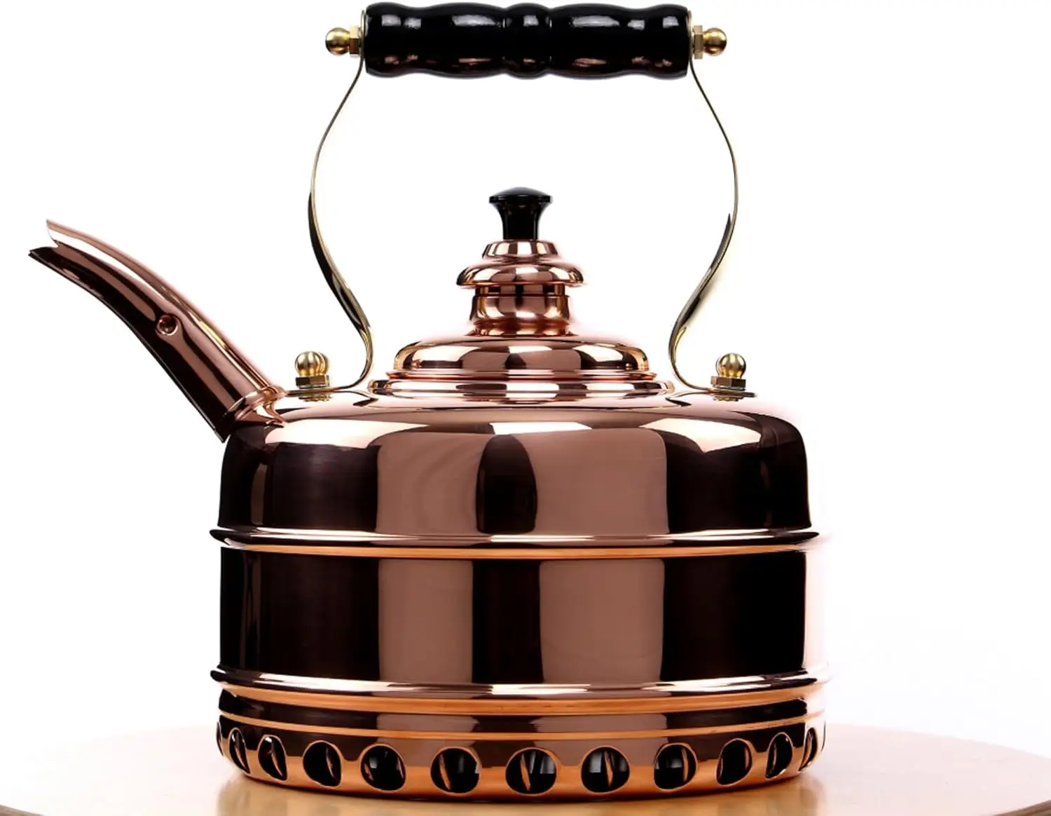 Чайный чайник № 1, чайный чайник из твердой меди со свистком для газовых и электрических плит, чайник 1,9 кварты
Чайный чайник № 1, чайный чайник из твердой меди со свистком для газовых и электрических плит, чайник 1,9 кварты